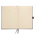 Embossed Stitching Elastic Round Corner Casebound PU Notebook